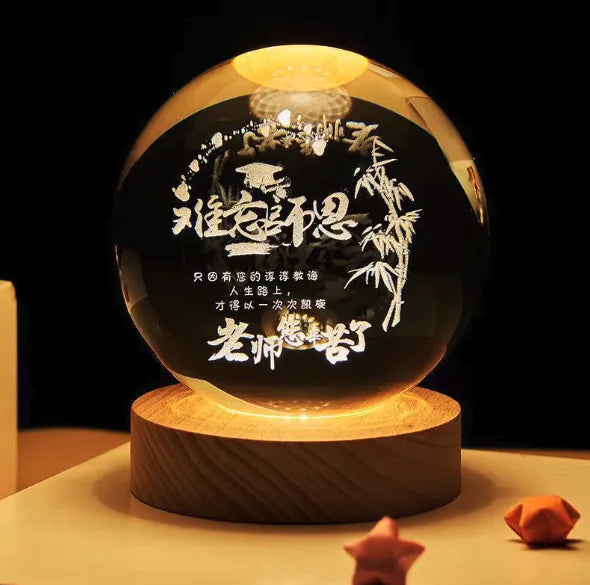 Krystalkugle Natlampe