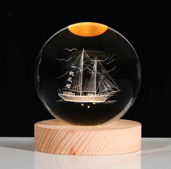 Krystalkugle Natlampe