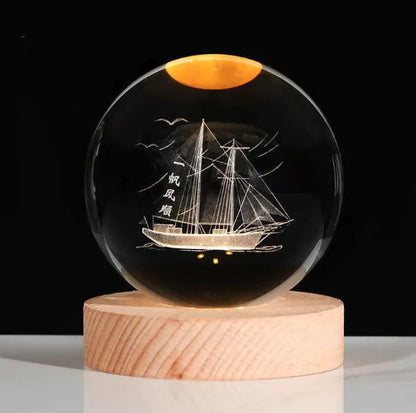 Krystalkugle Natlampe