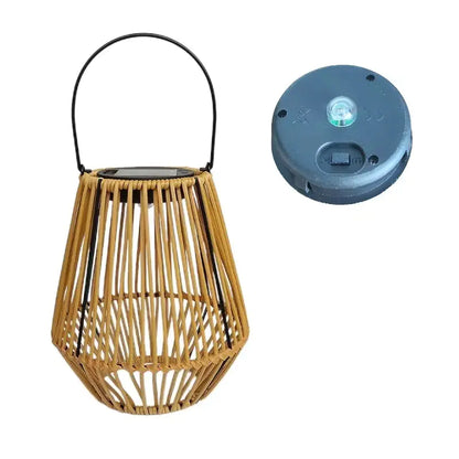 Håndlavet solcelle-vævet lanterne